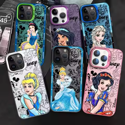 Cartoon Disneys Princess Phone Case for Oppo Realme 14 13 12 11 10 9i 8i C75 C65 C63 C55 C53 C35 C33