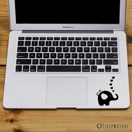 Sticker Gajah Love Lucu - stiker Gajah Lucu untuk laptop Apple Macbook