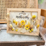 快速出貨【相框花藝_晨曦光影】母親節/畢業季/相框/畫/乾燥花