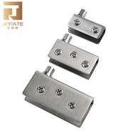 Stainless Steel Glass Door Clip Showcase Hinge Clip Glass Cabinet Door Hinge Hinge Display Cabinet D