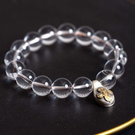 白水晶手鍊|925純銀手鏈 天然石水晶客製化禮物