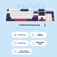 Ikbc Z108 Silent Mechanical Keyboard Office Wired And Wireless Gaming Typing Brown Color for Women 1