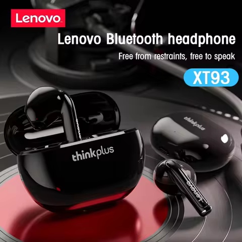 Lenovo Thinkplus XT93 Bluetooth Headphones TWS Bluetooth Wireless Earbud Noise Reduction Eardphone T
