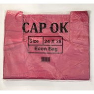 24" x 28" CAP OK PLASTIC BAG / SINGLET BAG HANDLE BAG / BEG PLASTIK BESAR / T-SHIRT BAG / BEG TANGKA