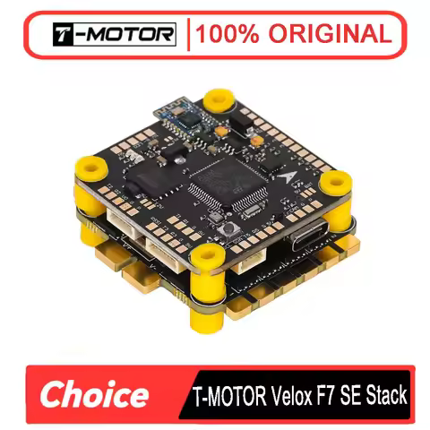 T-MOTOR Velox F7 SE 8S Stack Combo (FC + 70A SE 8S 4IN1 ESC) for RC FPV Long-Range Quadcopter (High-