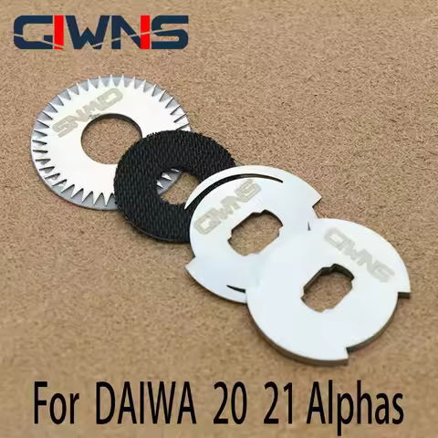 Fishing Drag Clicker Spinning For DAIWA 20 21Alphas Drum Wheel Brake Carbon Fiber Metal Soft Sound G