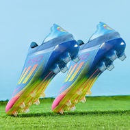evex ใหม่ MESSY F50 รองเท้าฟุตบอลผู้ชาย FG เล็บยาวไม่มีเชือกผูกรองเท้า AG เล็บสั้น TF เล็บหักเด็กนัก