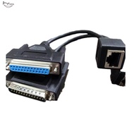 ILDA to Network Cable Adapter- DB25 Male/Female Connector& RJ45 Signal Wire Interface