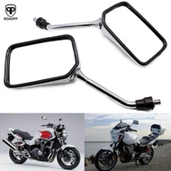 [HOT LHSWOGOWHIHEF 551] Roaopp 10มม.รถจักรยานยนต์ด้านหลังกระจกมองหลังสำหรับ Honda CB400 CB750 CB1000 CB1300 CB 1 VTEC VT250 ZRX400 VYR