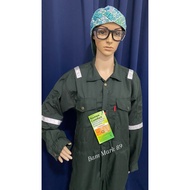 DUPONT NOMEX IIIA PYROSUIT COVERALL (DARK GREEN)