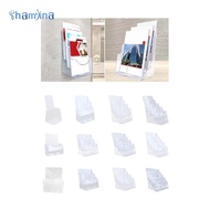 [Shamjina] Acrylic Brochure Holder, Brochure Holder, Brochure Stand, Document Holder, Paper Literatu