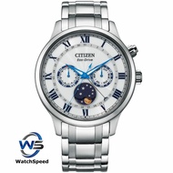 Citizen Eco-Drive AP1050-81A Moon Phase Male Watch(Silver)