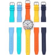 Fluoro Rubber Strap 20mm 21mm 22mm for IWC Big Pilot Mark Portugieser TOP GUN Men FKM Quick Release 