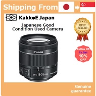 Pre-loved Canon Standard Zoom Lens EF-S18-55mm F4.0-5.6is STM APS-C compatible [日本使用的鏡頭]佳能標準變焦鏡頭EF-S