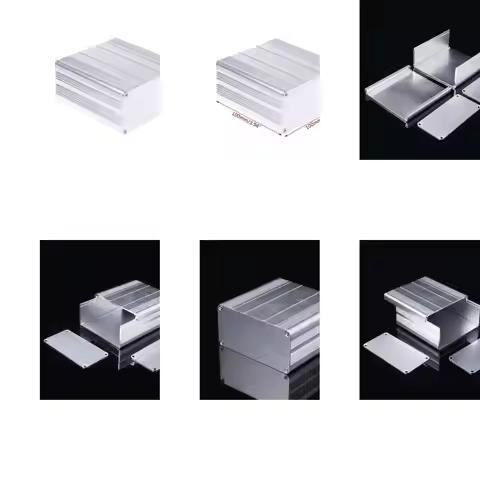 Q81C DIY Aluminum Enclosure for Case Electronic Project PCB Instrument Box 100x100x50