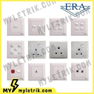 Sirim ERA Switches 1 Gang / 2 Gang / 3 Gang / 4 Gang / 13A / 15A / 20A / TEL / TV / Bell ( New Model