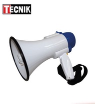 ORIGINAL Tecnik SR65SC Loud Hailer Megaphone With Siren with Battery