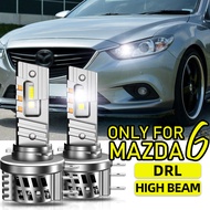TUFFOO 1Pair MAZDA 6(GJ) H15 LED Headlight bulb DRL/High beam Canbus 6000K White