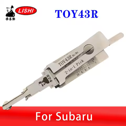 TOY43R LISHI 2in1 For Subaru Decoder Car Door Open tool Lock Pcik tool Locksmiths tool