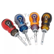 SSK Obeng Bolak Balik +/- Magnet / Obeng Cebol Bolak Balik +/- 4 Way Magnet / Obeng Cebol Ateng Mini