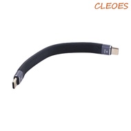 CLEOES Video Sync Charger Cable Ultra Flexible 4K USB-C 3.1 Gen 2 High-speed Data Cord Fast Charger Cable Sync Wire Digital Cables Data Transmission Type-c Cord