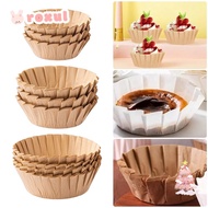 ROXUL Baking Papers, Foldless Disposable Nonstick Cake Pan Liner,  Oilproof 4/6/8inch Cupcake Liner 