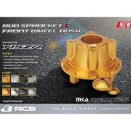 RCB RACING BOY REAR CLUTCH HUBSPROCKET CNC Y15 USE 4 HOLE SPROCKET-(LC/RXZ/Y110- SPROCKET) LC5S LCFI