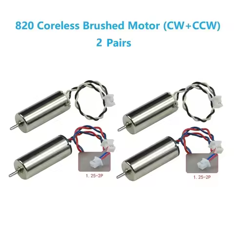 LDARC 820-16000KV Croeless Brushed Motor CW CCW 1S for Tiny 7X R7 FPV Racing Quad Motors