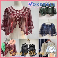OKDSHOP Flapper Shawl Fashion 1920s Women Sequin Deco