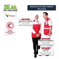 Falcon Baju Pegawai BBSM PBSM Bulan Sabit Merah Uniform Koko Kokurikulum (Pelbagai Saiz) SM Uniform