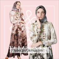 Hikmat Fashion Original A3055 Abaya Hikmat  noerbutikmuslim Gamis