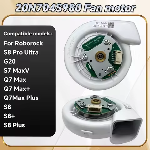 Original 2500Pa 20N704R980 Fan Motor for Roborock S7 S6 MaxV E5 Q5 Q7 T7S Plus G10 Robot Vacuum Clea