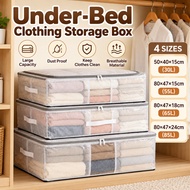 30L-85L Oversized PVC Folding Under-Bed Clothing Storage Box Premium DustproofMoisture-proofMaterial