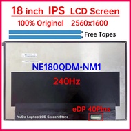 18 Inch 240Hz Laptop  LCD Screen NE180QDM-NM1 Display Matrix Panel Replacement WQXGA 2560x1600 100% 