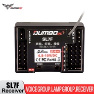 DUMBORC 2.4GHz 6V/3A SL7F Sound Group Light Group Receiver 3-in-1 Receiver 7CH for X6PM DDF X10P 350
