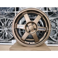 新 NEW SPORT RIM 16 INCH RAYS TE37 RM1280 1SET 4PC RIM ATIVA MYVI CITY AXIA VIOS WIRA ( IN PAY 4PC 1S