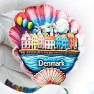 3D Fridge Magnet Denmark Travel Souvenir Copenhagen Faroe Islands Greenland Home Decor Gift