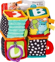 Infantino : Discover & Play Soft Blocks - โมบายกิจกรรมบล็อกผ้า