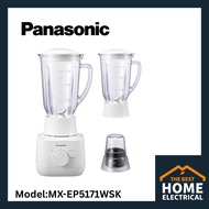 Panasonic 1.5L Blender with 2 Plastic Jugs and 1 Dry Mill MX-EP5171WSK