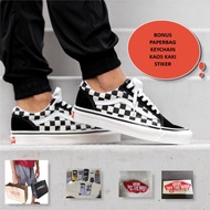 Sepatu Vans OldSkool OS OLDSCHOOL CATUR Checker Board Premium Waffle
