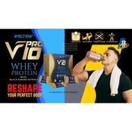 [现货] Volten VPRO10 Whey Protein (Halal) 比利时巧克力乳清蛋白 (健身代餐/减肥)