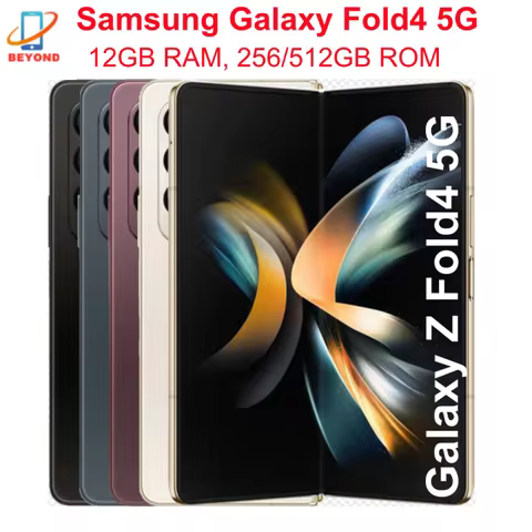 Samsung Galaxy Z Fold 4 Fold4 5G F936B F936N F936U1 7.6" AMOLED 12GB RAM 256/512GB ROM Snapdragon NF