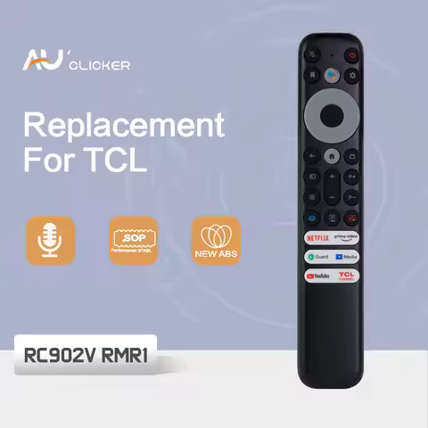 RC902V FMR1 Voice TV Remote Control For TCL 5 series 4K Qled 8K Smart TV Remoto Control Google Assis