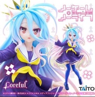 100% 全新 Taito 遊戲人生 No game No life Coreful 白 貓耳 制服 ver cat uniform ver