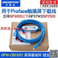 用于Proface普洛菲斯觸摸屏下載線編程電纜通訊線USB-GPW-CB03/02