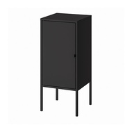 LIXHULT 收納櫃, 金屬/碳黑色, 35x60 公分