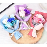 Carnation And Gypsophila Bouquet Artificial Flower
