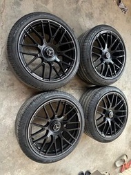 平治c63sAMG拆車呔鈴 19吋 頭245 40R19尾275 35R19 所以相都係實拍