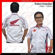 Seragam Mekanik Honda - Baju Mekanik Honda - Seragam Mekanik AHASS