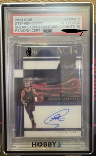 2024 Noir Stephen Curry sneaker auto 球員卡 PSA auto 10